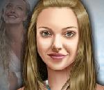 Онлайн игра Аманда Сейфрид, макияж знамености.