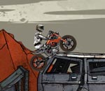 Онлайн игра Wasteland Bike Trial.