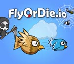 Онлайн игра FlyOrDie.io.